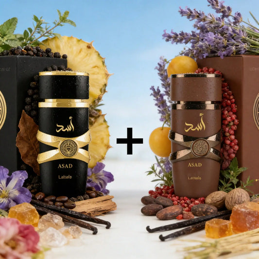 Lattafa Asad Men’s Set - 2x100ml (Original + Bourbon)